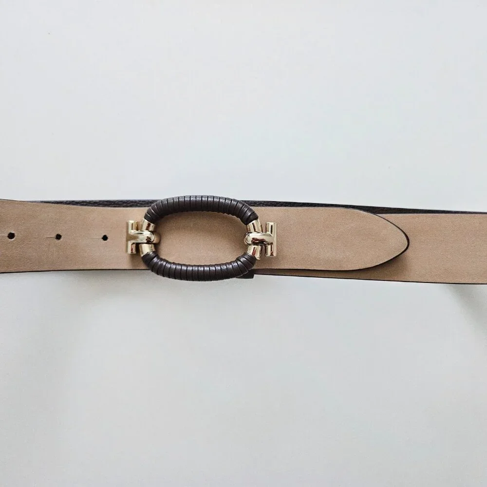 Tod’s Brown Leather Belt – Gold Hardware – Size 90 (US 34–36) - Picture 8 of 15